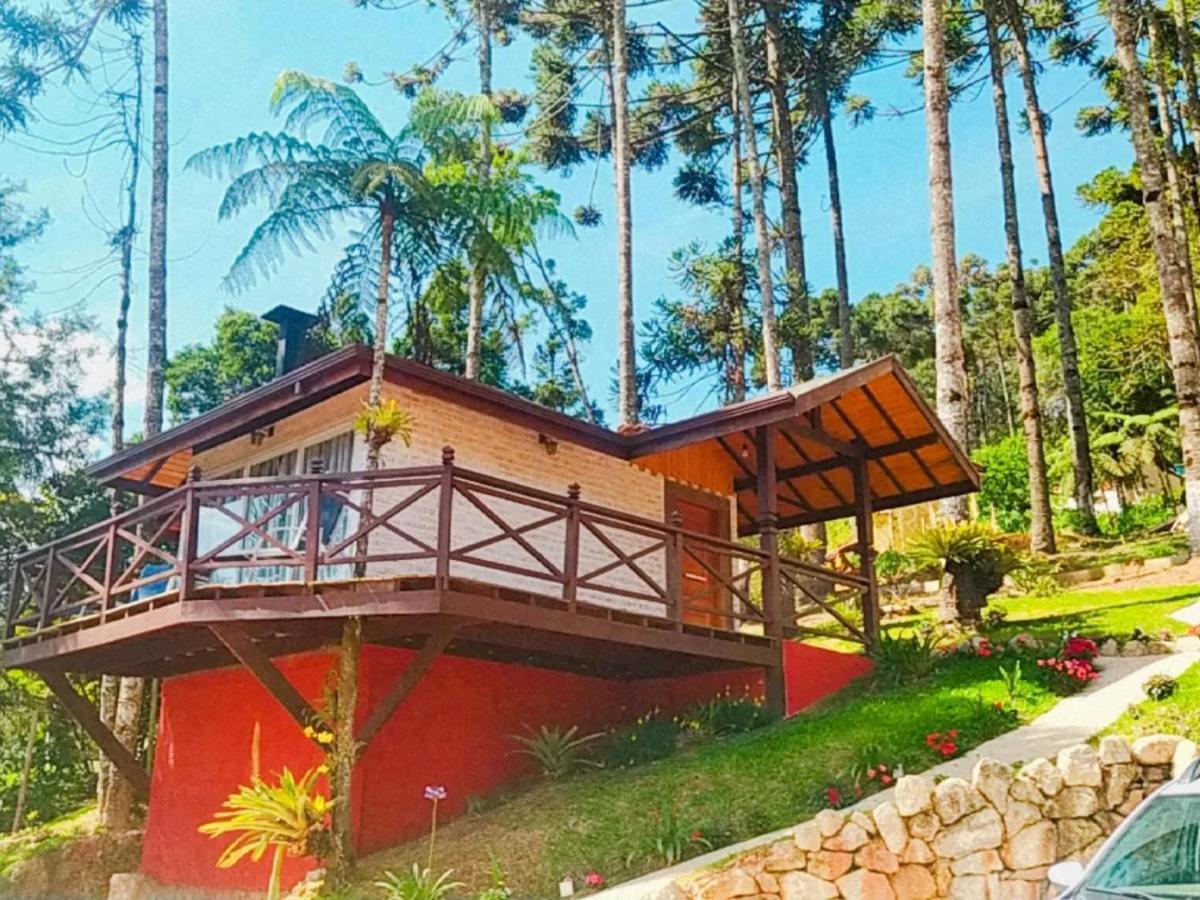 Chales Descanso Na Serra Монти-Верди Экстерьер фото