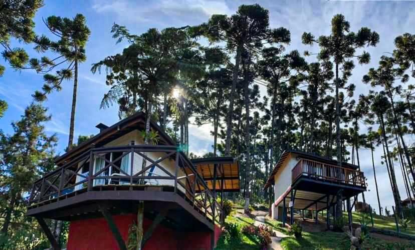 Chales Descanso Na Serra Монти-Верди Экстерьер фото